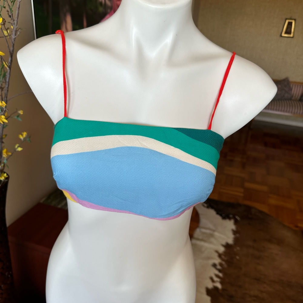 NWT Bikini Top DRESS TO. Size P. Made in Brazil